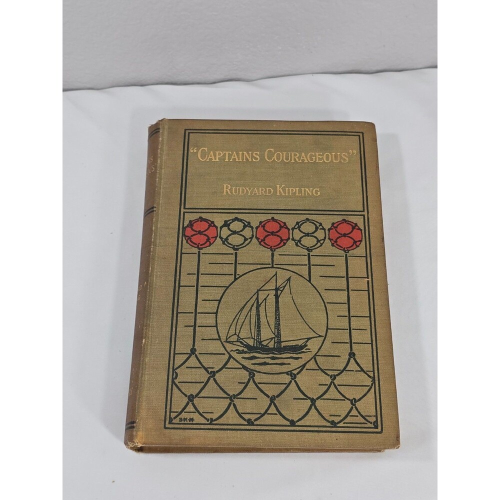 Captains Courageous by Rudyard Kipling Early Edition 1916 Hardcover Century Co